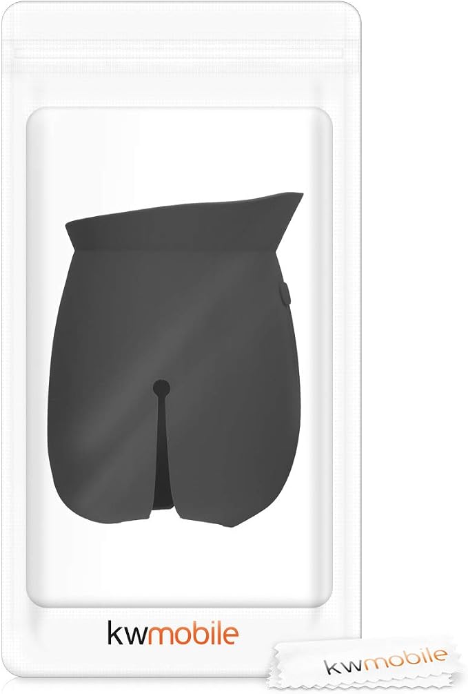 kwmobile Silicone Cover for Arlo Pro/Pro 2 Smart Cover - TPU Protective Camera Skin with Sun Shield - Weather-Resistant - Black - Image 7