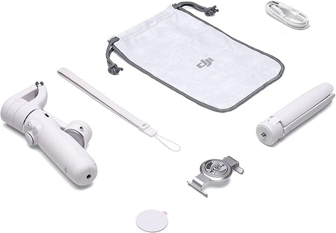 DJI OM 5 Smartphone Gimbal Stabilizer, 3-Axis Phone Gimbal, Built-In Extension Rod, Portable and Foldable, Android and iPhone Gimbal with ShotGuides, Vlogging Stabilizer, YouTube Video, Sunset White - Image 5