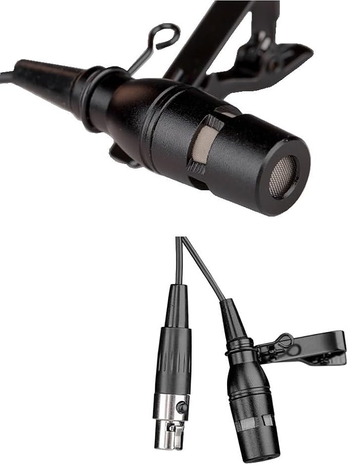 Replacement Lapel mic for SHURE BLX188/CVL Wireless Lavalier Microphone, Unidirectional, ta4f 4 Pins, Black - Image 3