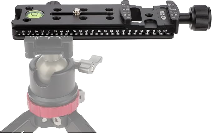 Camera Rail Nodal Slide 150mm Quick Release Plate Clamp Compatible with Arca Swiss Tripod for Garmin Xero C1 DSLR Tripod Monopod Ball Head for Panoramic Close-up Photography - Image 5