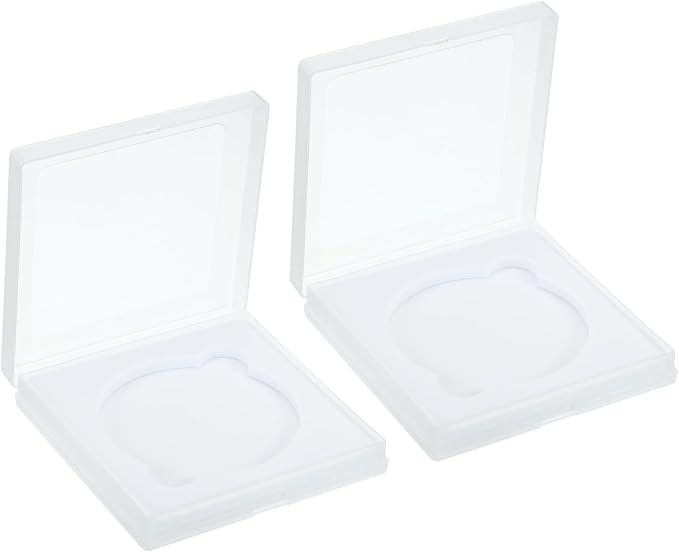 PATIKIL 77mm Lens Filter Case, 2pcs Camera Filter Case Portable Lens Filter Box Water Resistant Dustproof Plastic for Photography Filter Storage by PATIKIL