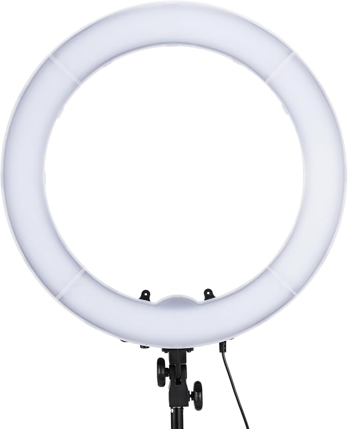 NEEWER 55W 18"/45cm Ring Light Kit [New Version], with Tripod Stand, RL-18 | 5600K Dimmable LED Ringlight, Phone Holder for iPhone, Lighting for Selfie Makeup Lash Tattoo Studio Photo Video Recording - Image 2