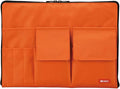LIHITLAB Laptop Sleeve with Storage Pockets (Bag-in-Bag), 10 x 13.8 Inches, Orange (A7554-4) by LIHITLAB