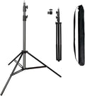 Heavy Duty Light Stand 9.5 Feet/2.8 Meters Adjustable Spring Cushioned Metal Photography Tripod Stand for Photo Studio Speedlight, Ring Light, Photographic Equipments Thickening Flash Stand by ITOTIN