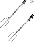 Trail & Game Camera Stand Mounts Thick Foldable Stainless Steel Bracket 360° Adjustable Universal Thread Connection 1/4''-20 (6 mm) for Hunting, Fishing (2 Pack) by Unknown