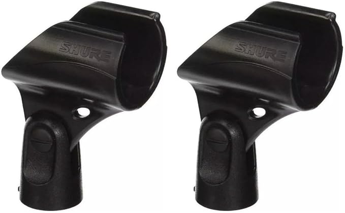 Shure WA371 Microphone Clip for all Shure Wireless Handheld Transmitters (Pack of 2) by Shure