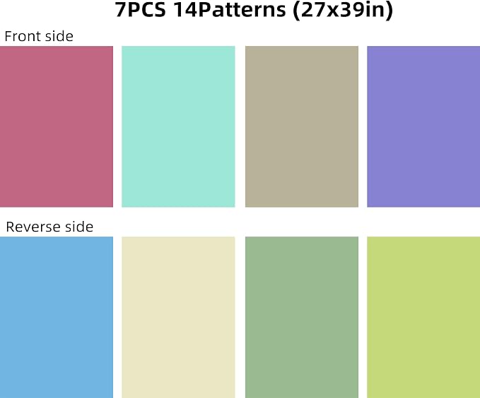 39x27in Product Photography Backdrops with Stand 7PCS 14Patterns Reusable Flat Lay Backdrops for Food Photography - Image 6