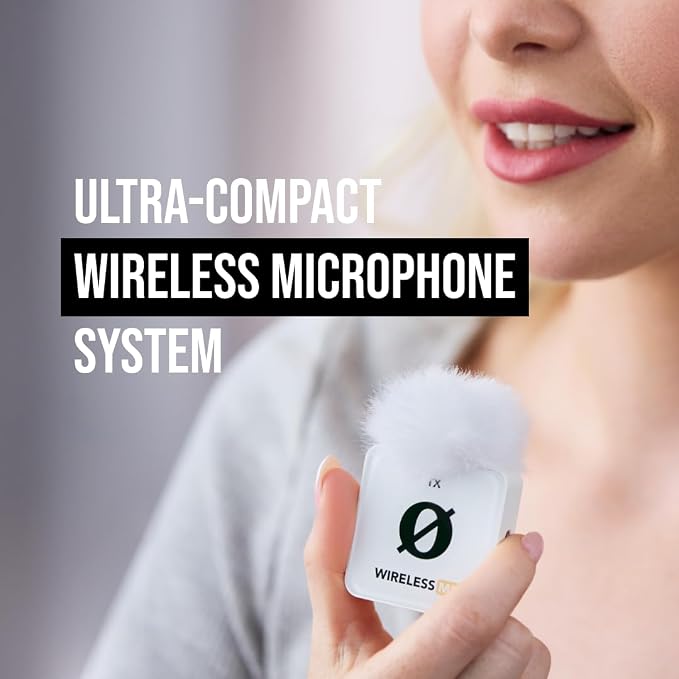 RØDE Wireless ME Dual Set Ultra-Compact Wireless Microphone System with Built-in Microphones, GainAssist Technology and 100m Range for Filmmaking, Interviews and Content Creation (White) - Image 7