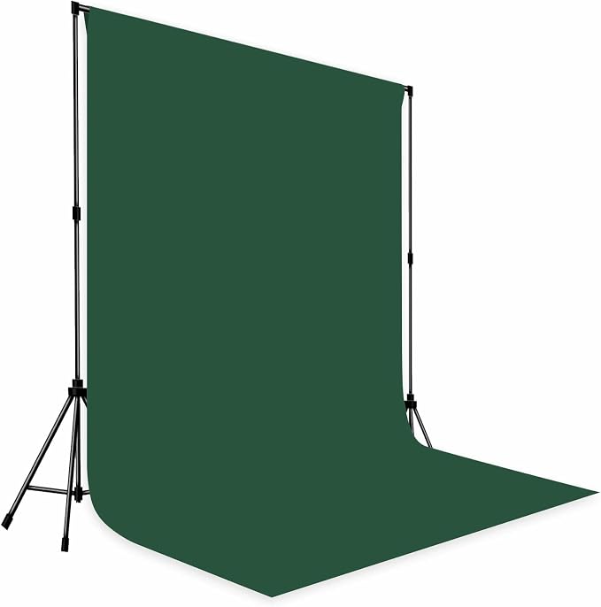 Deep Green Photo Backdrop Professional Photography Background 10x10ft | Seamless Design eliminates Wrinkle Portrait Photography Wedding Dark Theme Decorations - Image 3