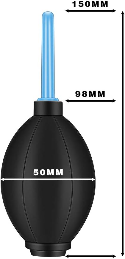 Rubber Air Blower Pump Dust Cleaner for Lens CCD Camera Black - Image 2
