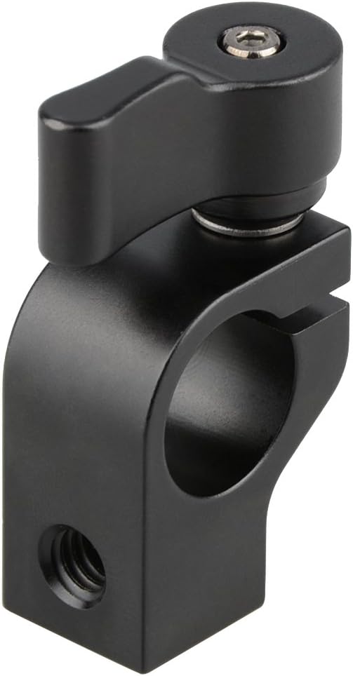 CAMVATE 15mm Single Rod Clamp for Camera DSLR Rail System(Black) - Image 5