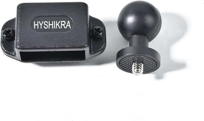 Universal Radio Bracket, Walkie-talkies Back Clip Mount with 25mm 1" Ball Adapter Compatible with RAM Mounts B Size Double Socket Arm - Image 2