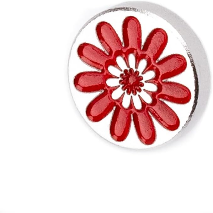 Camera Soft Release Button, Shutter Button for Fujifilm X100VI X100V X-E4 X-E3 X-T5 X-T4 X-T3 X-T30 II X-T20 X-PRO3 (red Daisy Button) by DBZZ