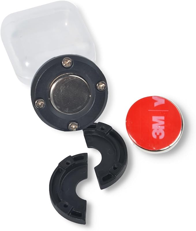 UAYESOK Magnetic Mobile Radio Mic Car Mount Holder, CB Mic Hanger Clip | Adhesive Back, For Kenwood KMC-30 KMC-32 KMC-35 KMC-36, For Motorola PMMN4090 HMN3596A HLN9073 RMN5052A - Image 9
