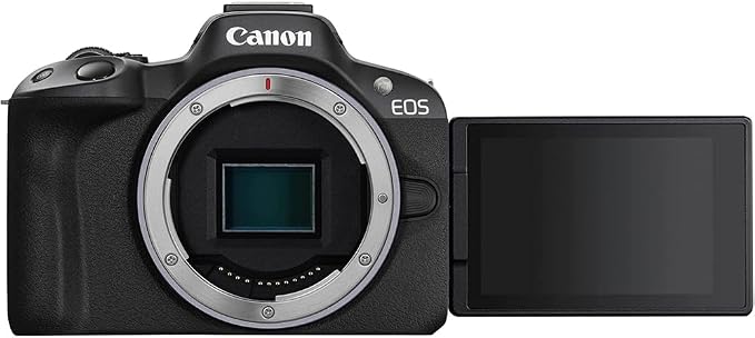 Canon EOS R50 Mirrorless Camera Body (Black) 5811C002 Bundle with Sandisk 128GB Memory Card, Deco Essentials Camera Bag and Photography Guidebook - Image 6