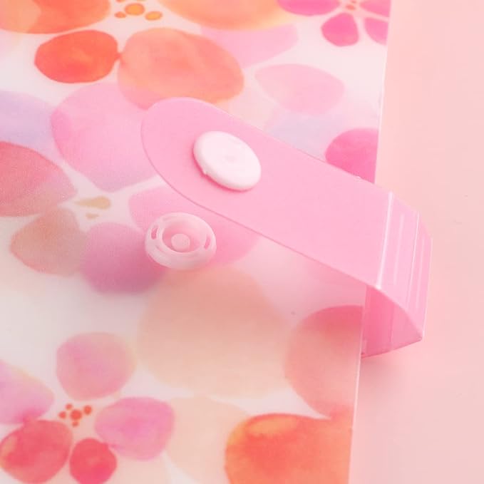 Fcozpjk 120 Slots Nail Stickers Storage Book Empty Stickers Album Holder | Pink Flowers Water Decals Collecting Stickers Display Showing Shelf Binder Case Manicure Tools Photo Collection Book - Image 5