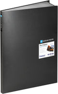 Sooez Heavy Duty Binder with Plastic Sleeves 18"x24", Portfolio Folder | With 30 Clear Sheet Protectors, Display 60 Pages, Presentation Book for Artwork, Sheet Music, Document by Sooez