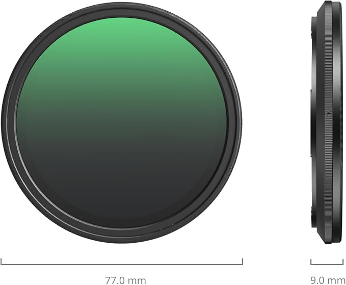 SmallRig Magnetic 67mm VND Filter ND64-ND400 (6-9 Stop), Adjustable ND Filter for iPhone 16 / S24 Ultra/for Vivo X100 & 67mm Camera Lenses, No X Cross HD Optical Glass, with Threaded Adapter - 5169 - Image 9