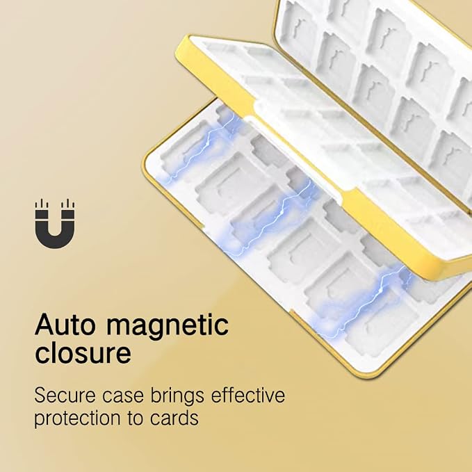 PERFECTSIGHT 48 Switch Game Card Case for Nintendo Switch 2/OLED/ Lite Cute 48 Game Holder Cartridge Case for Game Cards and SD Cards, Kawaii Portable Compact Storage Box, KB WD - Image 4