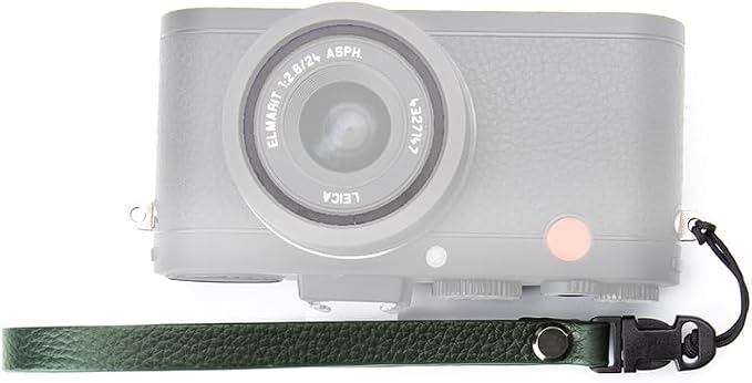 Leather Quick-Release thin camera Shoulder Strap for DSLR SLR | Genuine leather 1cm width 110cm length quick-release buckle 25g Neck Strap For Ricoh for Travel, Street, Outdoor Photography by DBZZ
