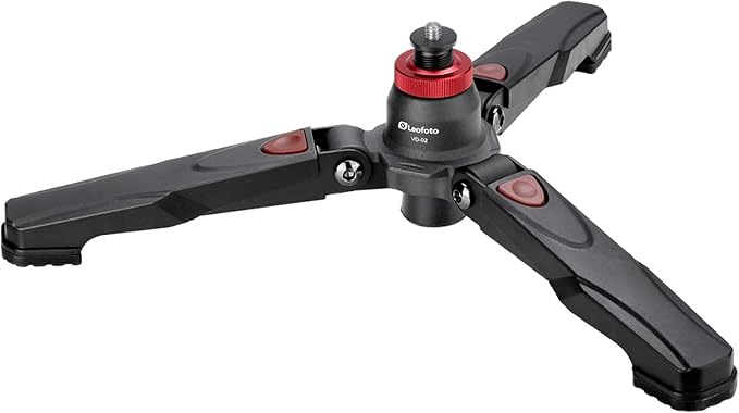 Leofoto VD-02 Monopod Base Support System, Ground Tripod, 3/8 Mounting Screw by TAKINGITFURTHER-LEOFOTO
