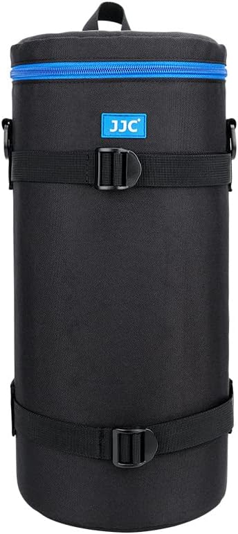 JJC Deluxe Lens Case Pouch Bag for Nikon Z 180-600mm Lens Below 5.5"x14.6" | for Canon RF 200-800mm f6.3-9 IS USM, Sony FE 200-600mm f5.6-6.3, Nikon Z 180-600mm f5.6-6.3 VR, Z 600mm f6.3 VR Lens & More by JJC
