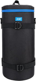 JJC Deluxe Lens Case Pouch Bag for Nikon Z 180-600mm Lens Below 5.5"x14.6" | for Canon RF 200-800mm f6.3-9 IS USM, Sony FE 200-600mm f5.6-6.3, Nikon Z 180-600mm f5.6-6.3 VR, Z 600mm f6.3 VR Lens & More by JJC