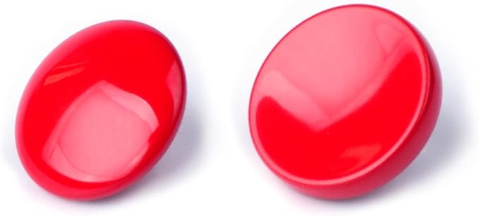Red Metal Soft Shutter Release Button | Delicate Camera Shutter Button 11mm Concave 10mm Convex Surface(2 Pack) by VKO