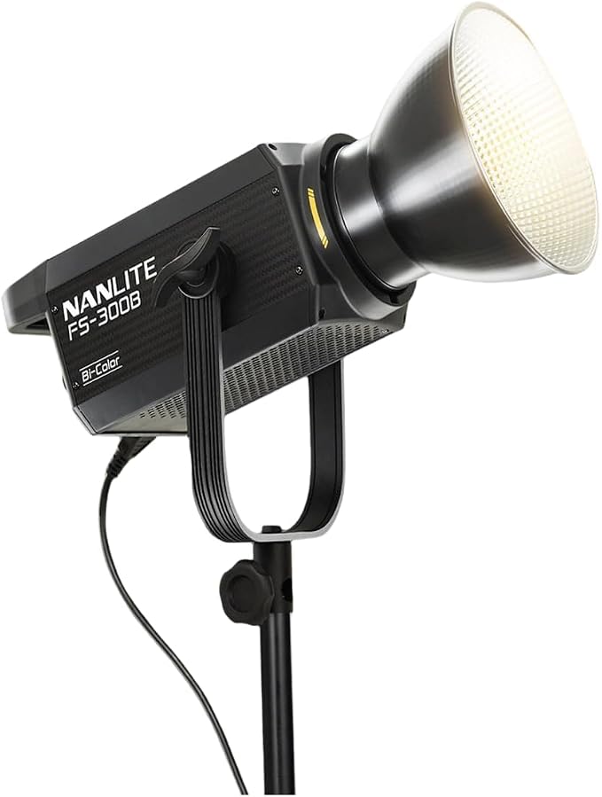 Nanlite FS-300B Bi-Color LED Video Light | 350W,2700K-6500K, CRI 96+, Bowens Mount, App Control, Professional Lighting for Photography YouTube & Live Streaming - Image 3