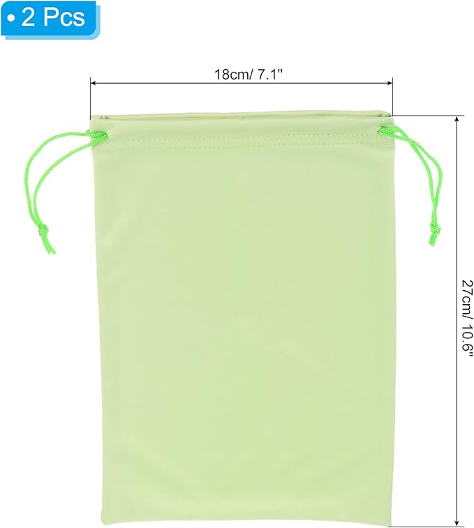 PATIKIL Ski Goggle Bag Microfiber Snow Goggles Case Cover Soft Storage Sleeve Drawstring Pouch - Image 2