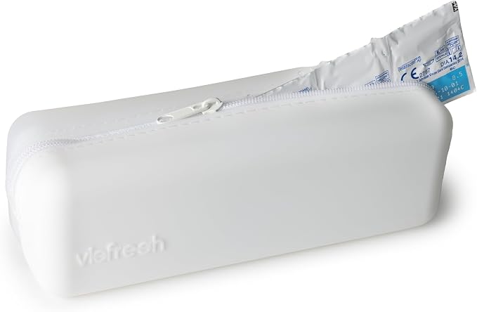 Daily Contact Lens Travel Case, R&L Labels, 30-Lens Holder (White) - Image 3
