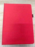 DETUOSI Universal 10.1 inch Tablet Case,Scratch Resistant | For ECOPAD ‎TH-KK12C,URAO X109,Aiprotablet C20e,Folio Leather Protective Cover,2-Angle Viewing Stand,3 Card Slots,Red by DETUOSI
