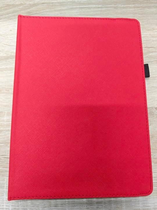 DETUOSI Universal 10.1 inch Tablet Case,Scratch Resistant | For ECOPAD ‎TH-KK12C,URAO X109,Aiprotablet C20e,Folio Leather Protective Cover,2-Angle Viewing Stand,3 Card Slots,Red by DETUOSI