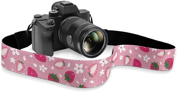 Coldinair Black Adjustable Camera Strap Universal Neck & Shoulder Soft Padded Strap for All DSLR Cameras,Binoculars by Coldinair