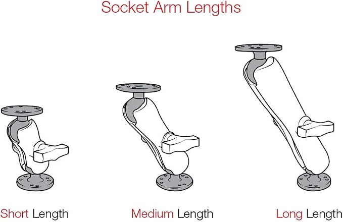 RAM MOUNTS Motorcycle Handlebar Clamp Base with M8 Bolt, B Size Ball | Fits M8 threaded handlebar clamps, marine-grade aluminum base for phones, GPS and camera mounts - Image 9