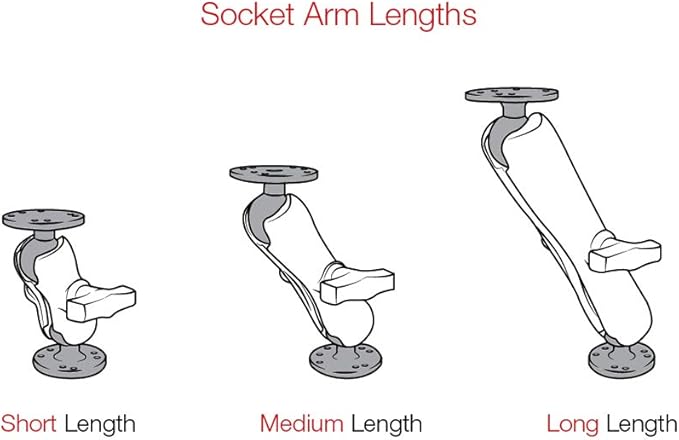 RAM MOUNTS Tough-Claw Medium Clamp Mount with B Size 1" Ball Base | Fits 1"-1.6" rails and bars, composite clamp base for phones, tablets and devices - Image 9