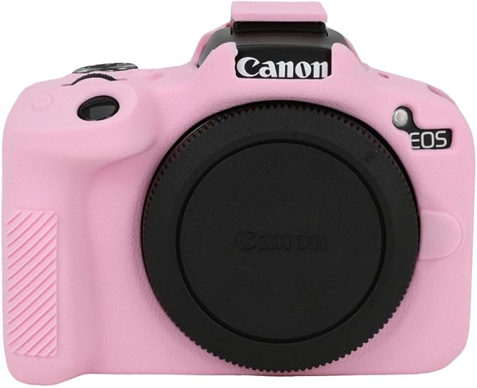 Silicone Protective Case for R50 Camera, Lightweight Anti-Scratch Slim Fit Soft Skin Cover, Pink by AEXUTDA