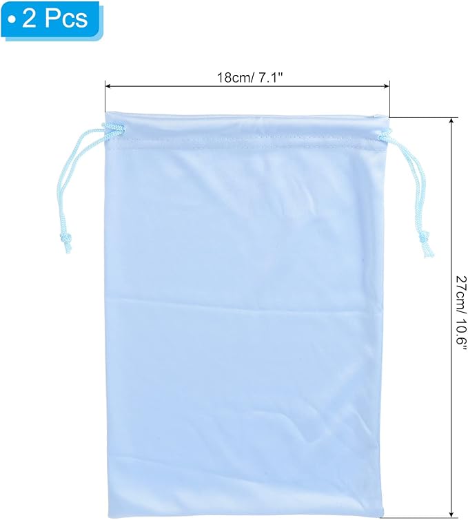 PATIKIL Ski Goggle Bag Microfiber Snow Goggles Case Cover Soft Storage Sleeve Drawstring Pouch - Image 2