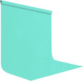 Turquoise Photography Backdrop for Photoshoot, Fabric 8x10ft | Polyester Studio Photo Backgrounds, Non Reflective, Easy to Hang, for Portrait Shoot, Product, Party Decor, Video Creation by LYLYCTY
