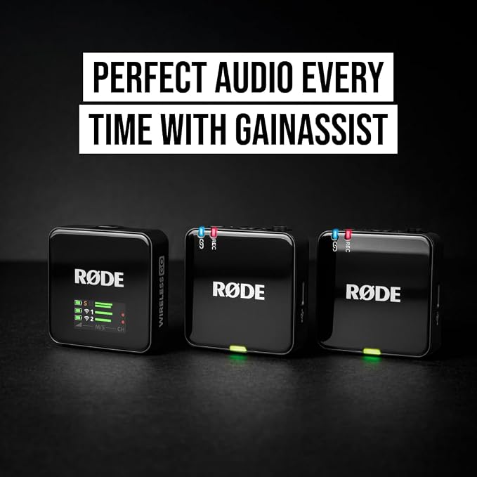 RØDE Wireless GO III (Gen 3) – Compact Wireless Mic – Pristine Audio, 32-bit Float Recording, Automatic Level Control, for Phones, Cameras and Computers (Black) | 32-bit Float Recording, Automatic Level Control, for Phones, Cameras and Computers (Black) - Image 6