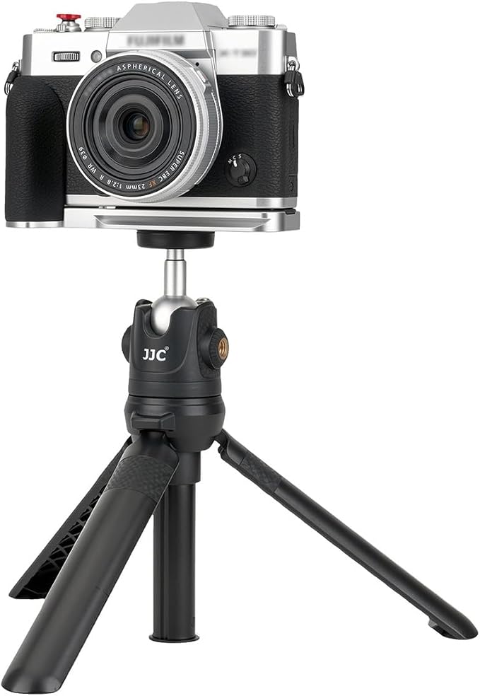 JJC Hand Grip & Shutter Button Shoe Cover for Fuji X-T30 III II XT30 X-T20 | Anti-Slip Pads, 1/4''-20 Tripod Hole & Arca Swiss Quick Release Plate, Built-in SD Card Holder, No Effect on Camera Use - Image 5