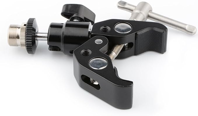 CAMVATE Crab Clamp Articulated 1/4 Mini Ball Head for Microphones - 1465 (Pack of 4) - Image 5