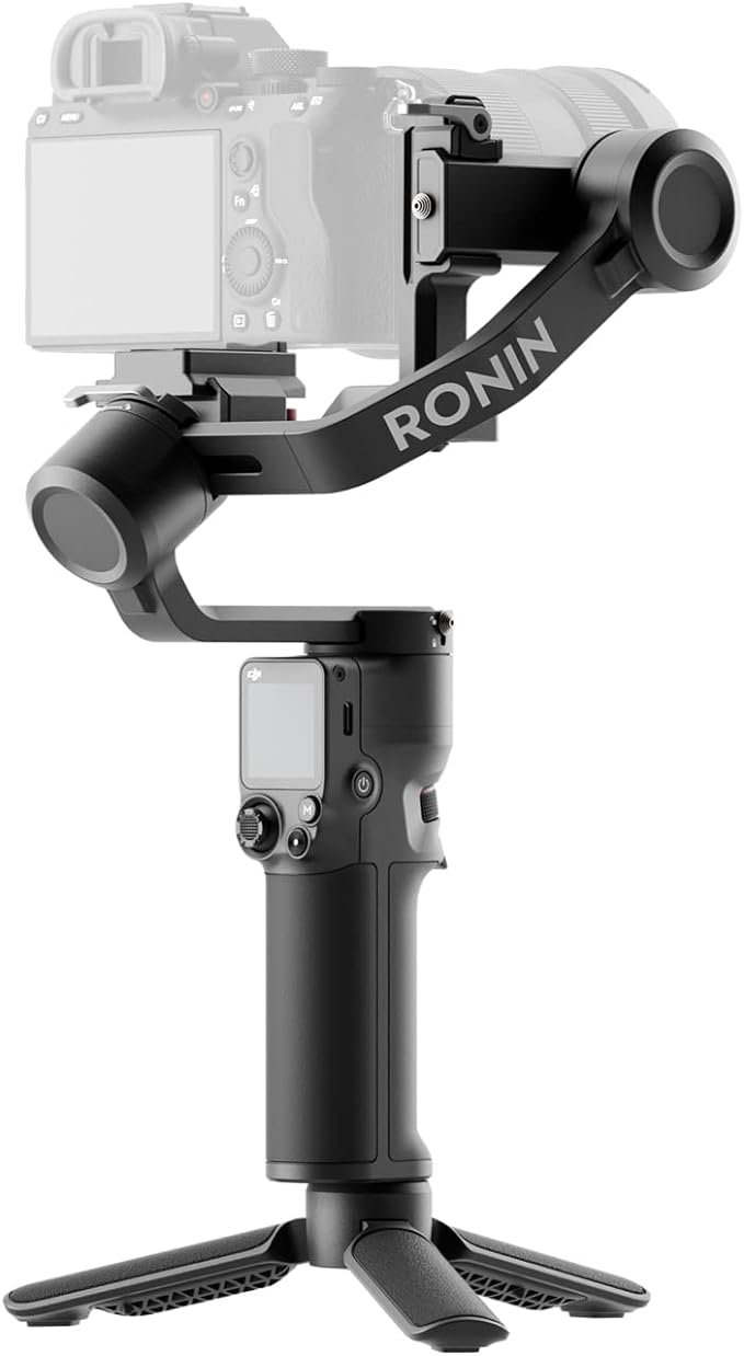 DJI RS 3 Mini, Camera Gimbal Stabilizer, Canon/Sony/Nikon/Fujifilm | 2 kg (4.4 lbs) Tested Payload, Native Vertical Shooting, Bluetooth Shutter Control, 3rd-Gen RS Stabilization, 795g by Unknown