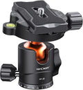 K&F Concept 25mm Metal Tripod Ball Head 360 Degree Rotating Panoramic with 1/4 inch Quick Release Plate Bubble Level for Tripod Monopod Slider Camera Camcorder up to 18 pounds/8 kilograms BH-25 | 360 Degree Rotating Panoramic, 1/4 inch Quick Release Pl... by KFCONCEPT