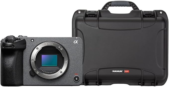 Sony Cinema Line FX30 Super 35 Camera (Body Only) Bundle | Hard Case with 920 Molded Interior Hard Case with Foam Insert, Lid Organizer, (2 items) by Unknown
