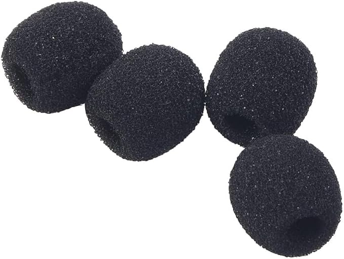 12 PCS Lavalier Microphone Windscreen Foam Cover Lapel Mic Mini Windscreen Cover, Mini Size Foam Windscreen Cover Lapel Microphone Replacement Kit(7mm/0.27" diameter) - Image 8