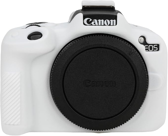 Case for R50, R50 Camera Silicone Protective Case, Lightweight, Anti-Scratch Slim Fit Soft Skin, R50 Accessories - White by AEXUTDA