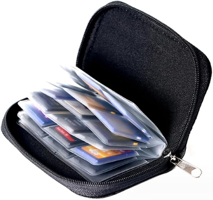 1pcs Memory Card Storage Carrying Pouch Case Holder Wallet for CF/SD/SDHC/MS/DS - Image 2
