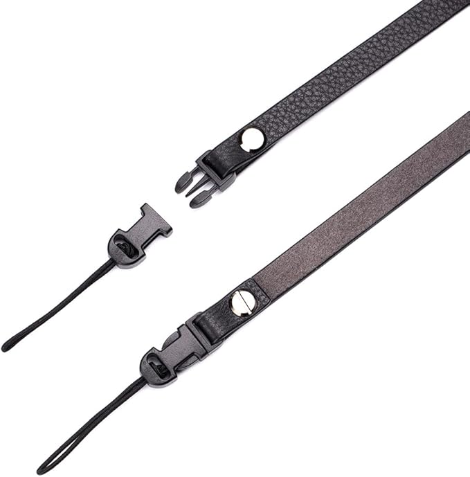 Leather Quick-Release thin camera Shoulder Strap for DSLR SLR | Genuine leather 1cm width 110cm length quick-release buckle 25g Neck Strap For Ricoh for Travel, Street, Outdoor Photography - Image 4