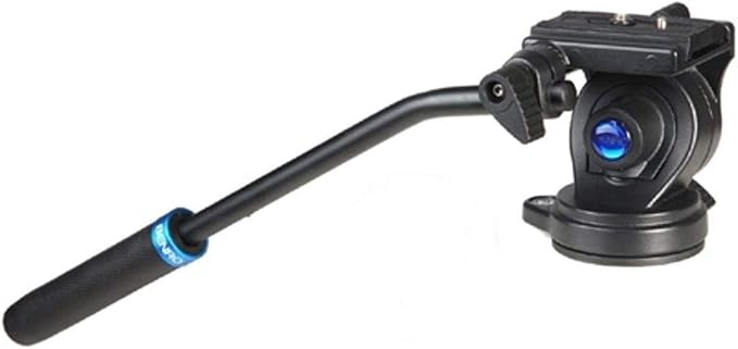 Benro Aluminum 3 Series Twist-Lock Video Monopod Kit w/ 3-Foot Articulating Base and S2 Video Head (A38TDS2), Black - Image 2